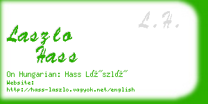 laszlo hass business card